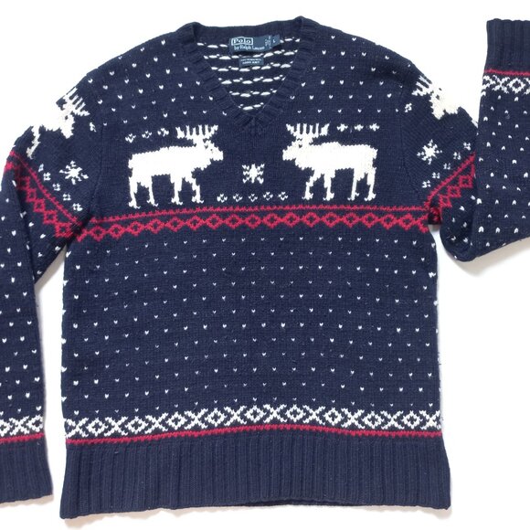 Polo Ralph Lauren VNG 90 Merino Wool Sweater Men's Size S/M/L - Picture 2 of 14